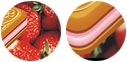 cream biscuit straberry flavour